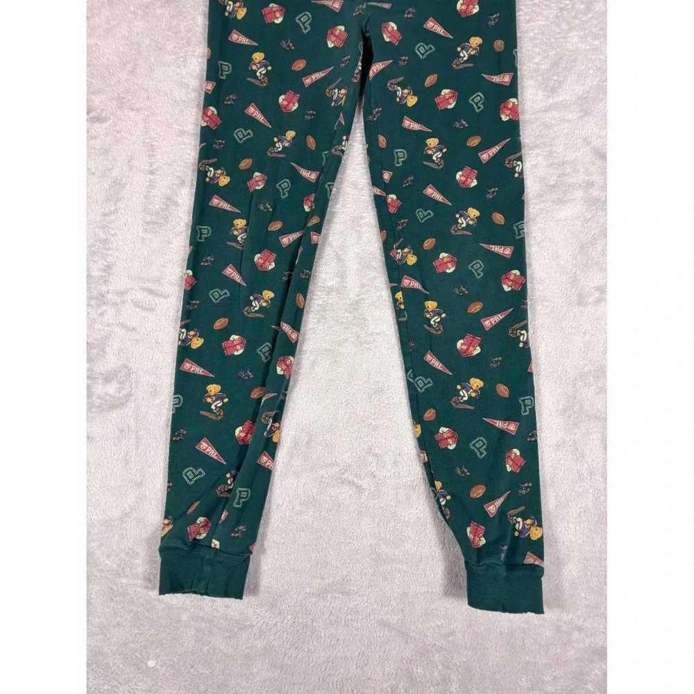 Polo Ralph Lauren Polo Bear Boys Sleepwear Pants Green Sz 14